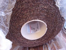 9nm 86% Merino /Nylon Boucle yarn IRIS by Zegna Baruffa Italy  Brown Mix.