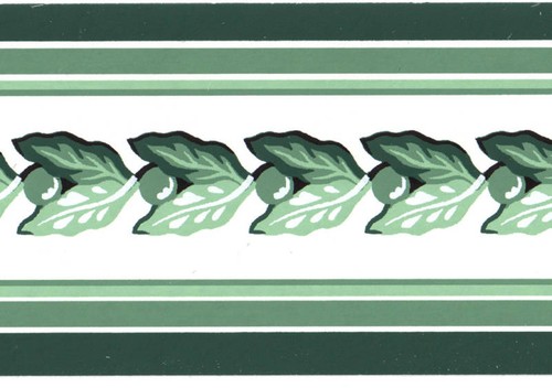 Green white stripe - green,