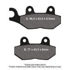 EBC Double H Brake Pad Rear
