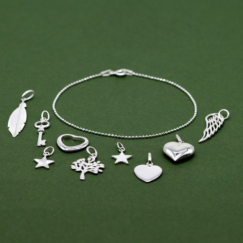 Sterling silver 2mm diamond - 1.2mm,
