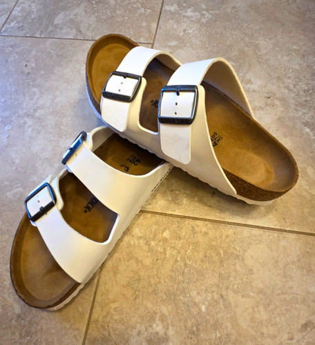 Birkenstock arizona white - birkenstock,