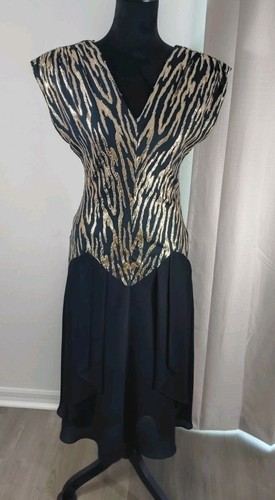 Vtg 1980s john roberts dress - "vtg,