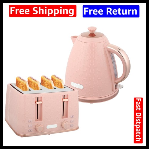 Stylish pink kettle and - pink,