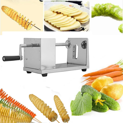 Spiral potato slicer fruit - potato,