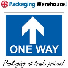 ONE WAY - Road Traffic Vehicle Parking Signs A- VE026 sticker / rigid