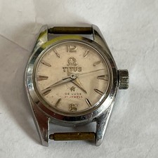 Broken little old vintage mechanical ladies TITUS DE LUXE 21 JEWELS wrist watch