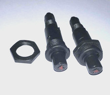 2 x 18mm Black Spark Piezo