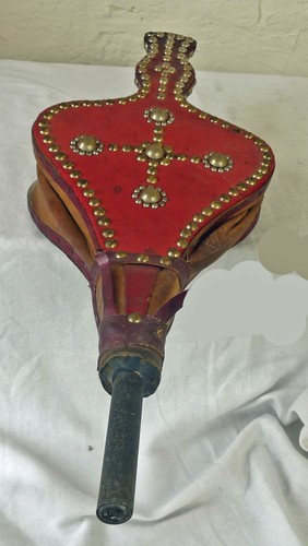 Vintage leather bellows with - bellows,
