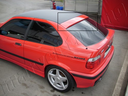 Rear window spoiler - window, bmw