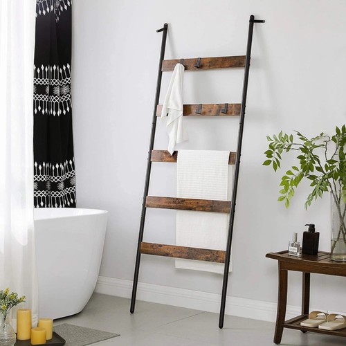 Tall rustic towel - rustic, wooden