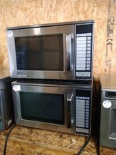 2 X SHARP R24-AT 1900w COMMERCIAL MICROWAVE OVENS WARRANTY DELIVERY CATERING 