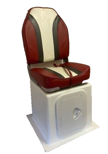 Red high back folding - high, boat