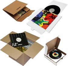 STRONG 12" 7" LP SINGLE RECORD VINYL MAILERS BOXES SHIPPING STORAGE PACKAGING
