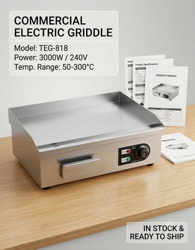 Commercial electric griddle - electric,