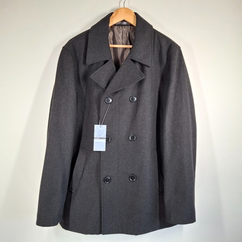 Double breasted peacoat - double,
