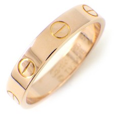 Cartier Ring Love Small Model B4085254 Wedding Band 750 Rose Gold #53 US6.25