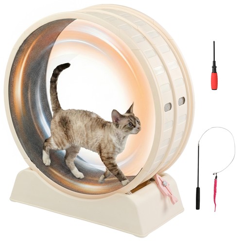 80cm cat running wheel - cat,