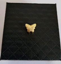 Lovely PANDORA Textured Butterfly Mini Charm 14k gold plating