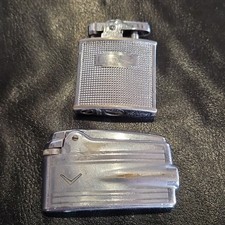 Pair Of Vintage Ronson Lighters, Cadet And Varaflame, Untested