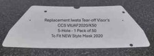 Anest Iwata Replacement Visor Covers Pack 50 for 2020 Air Fed Mask VIUAF2020