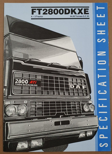 Daf trucks - trucks, ft2800dkxe