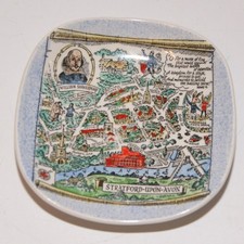Britannia Designs 12.5cm Pin Dish - Stratford-Upon-Avon - Dartmouth Pottery