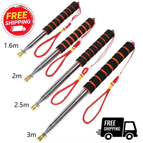 Extendable flagpole stainless - extendable,