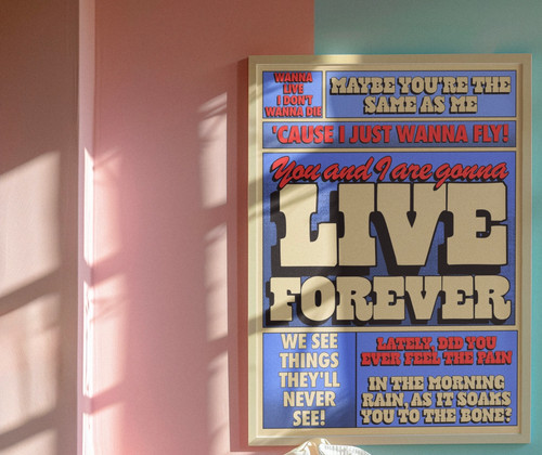 Live forever oasis - live, oasis,