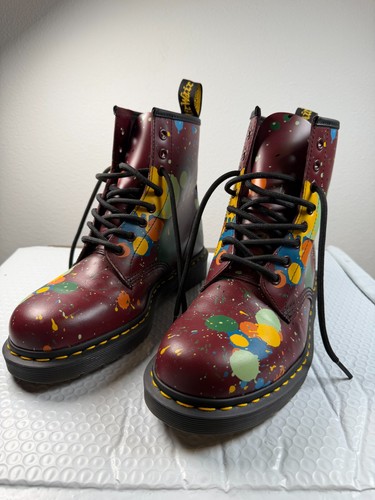 Martens 1460 paint splatter - dr,