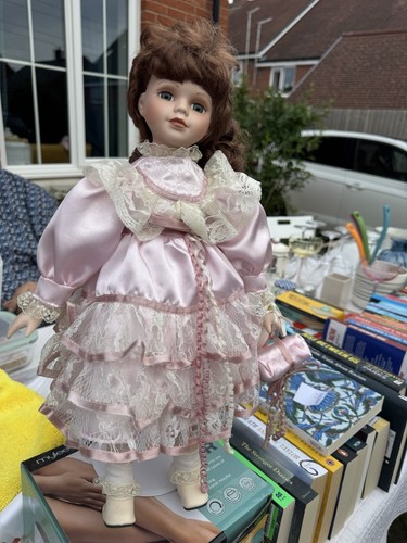 Alberon porcelain doll - porcelain,