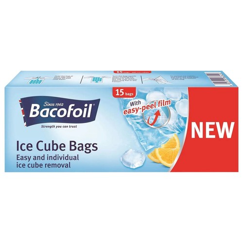 Bacofoil ice cube bags - ice,