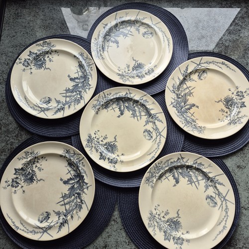6xdoulton burslem stoneware - burslem,