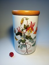 Portmeirion Botanic Garden Aquilegia Gracilis Slender Columbine Storage Jar