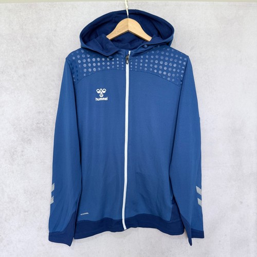 Hummel blue zip hoodie - hummel,