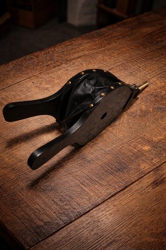 Vintage fireplace bellows - fireplace,