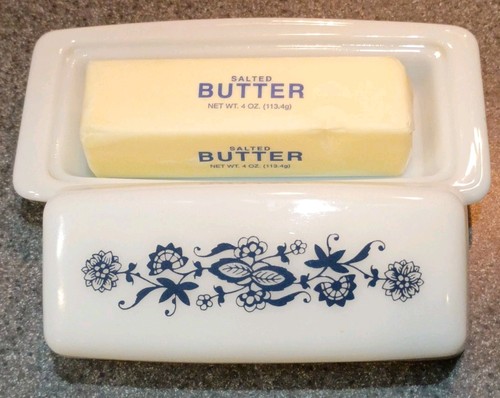 Vintage pyrex old town - , blue