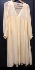 Zara Yellow Chiffon sleeve