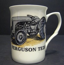 1 Mug Ferguson TE 20 Design No2 Tractor Fine Bone China Mug Cup Beaker