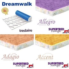 Carpet underlay Tredaire Dreamwalk - Allegro - Adagio -  Accent 8mm-12mm thick