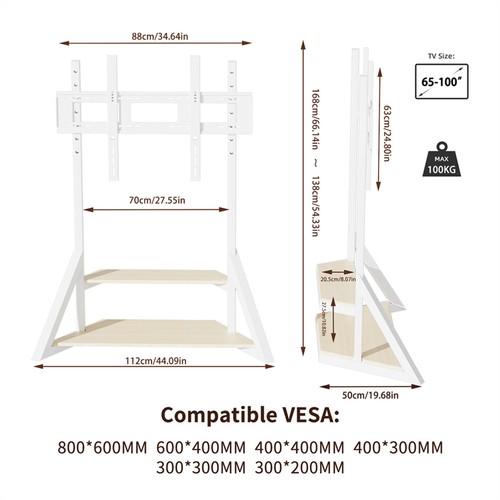 Modern stand for 100 - tv,
