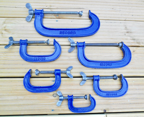 Vintage record clamps - ,