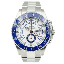 Rolex Yachtmaster-II 116680 Stainless Steel White Dial 44mm B&P 2021
