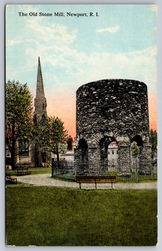 Old stone mill newport rhode - mill,