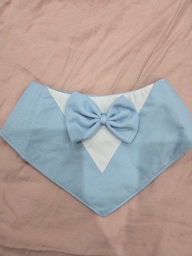 Dog tuxedo bandana - tuxedo, with