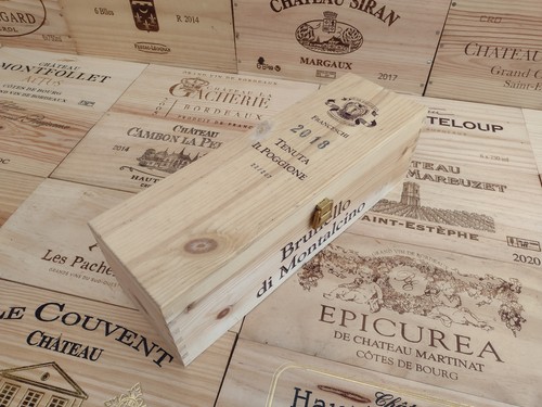 Wooden wine box - wine, crate