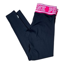 Pink Victoria Secrets Leggings Yoga Workout Trousers Activewear Sports Bottoms S