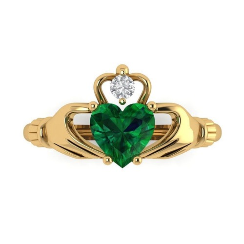 Heart emerald diamond - ct,