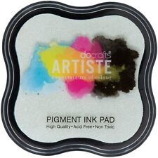 Docrafts Clear Emboss Artiste Pigment Ink Pad Stamping Paper Craft Project Stamp