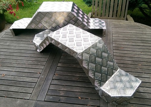 Pair metal aluminium trailer - pair,