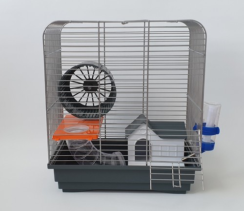 Steel cage hutch hamster mouse - steel,